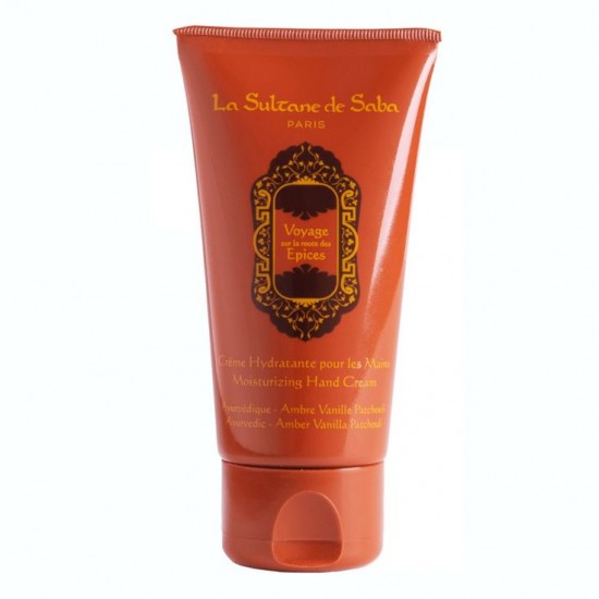 La Sultane De Saba Moisturizing Hand Cream Ayurvedic Ambre Vanilla Patchouli 50ml